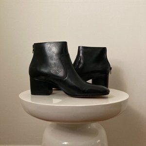 Rachel Comey Luna Boots Black Leather Booties